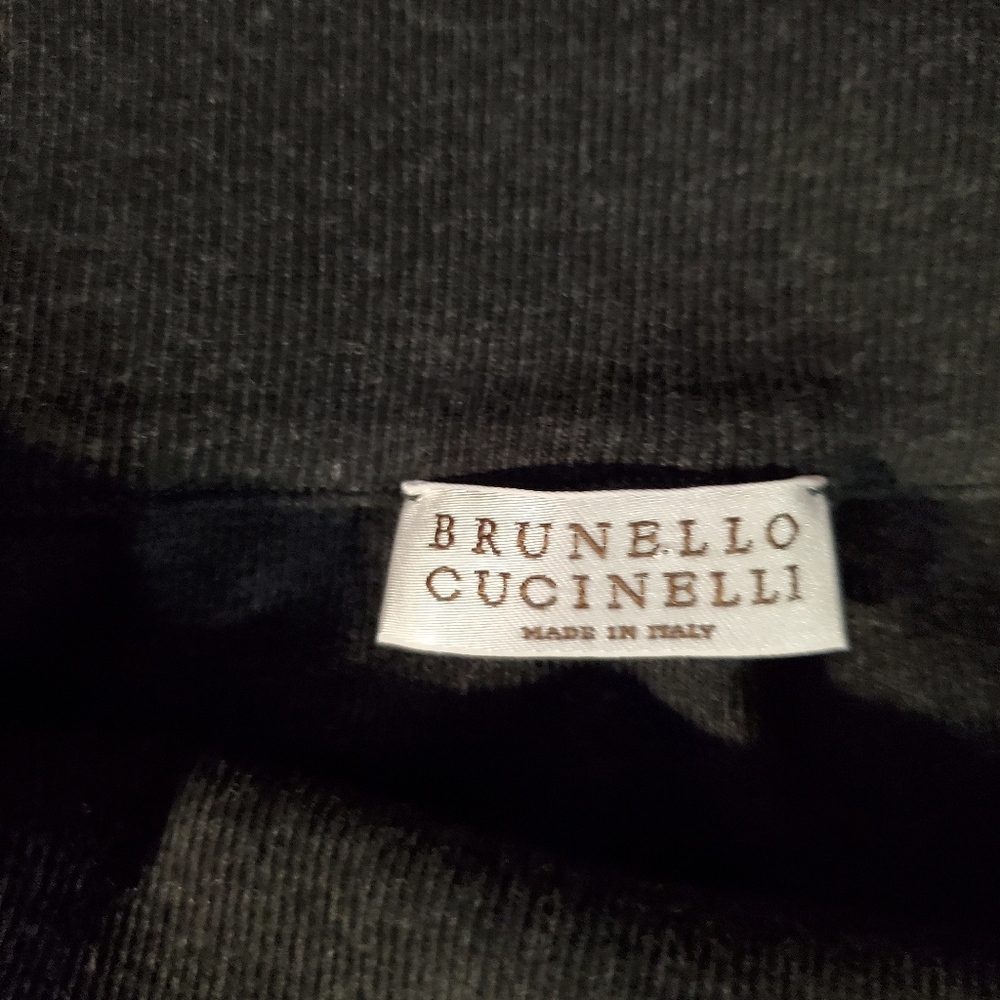Brunello Cucinelli Off The Shoulder Ribbed Top Size L - Picture 4 of 9
